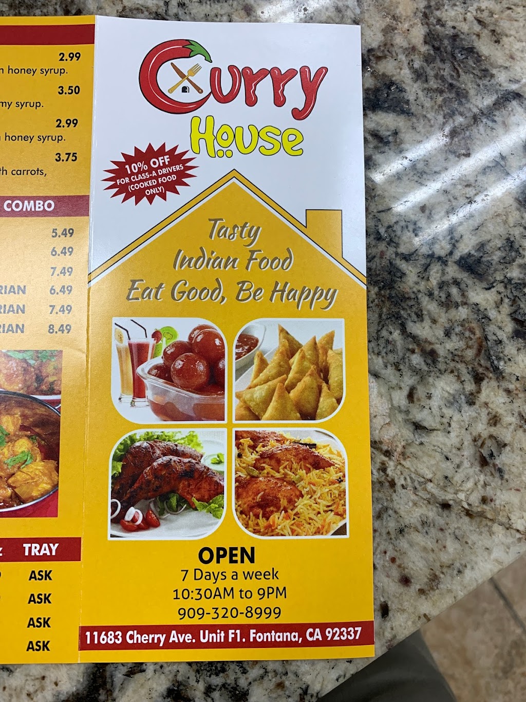 Curry House - Indian Kitchen & Groceries | 11683 Cherry Ave UNIT F-1, Fontana, CA 92337, USA | Phone: (909) 320-8999