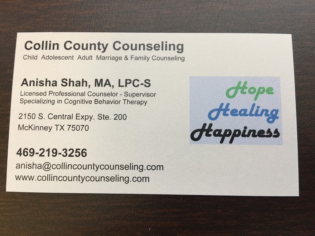 Collin County Counseling | 2150 S Central Expy Suite 200, McKinney, TX 75070, USA | Phone: (469) 219-3256