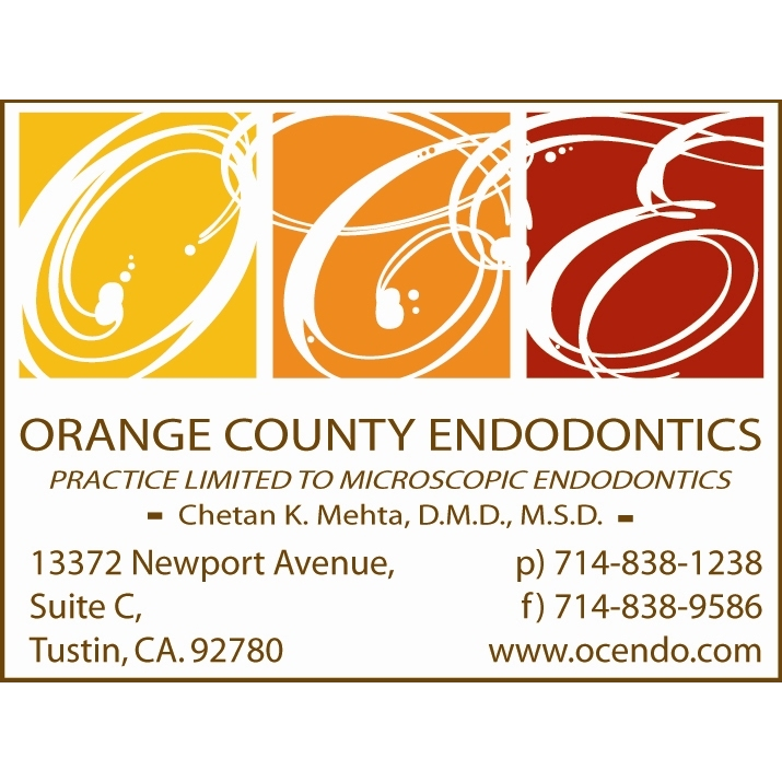 Orange County Endodontics: Chet K. Mehta, DMD, MSD, Inc. | 13372 Newport Ave STE C, Tustin, CA 92780, USA | Phone: (714) 838-1238