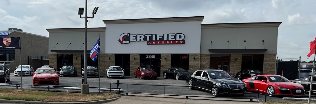 Certified Autoplex Inc | 3340 Belt Line Rd, Farmers Branch, TX 75234, USA | Phone: (972) 231-3777