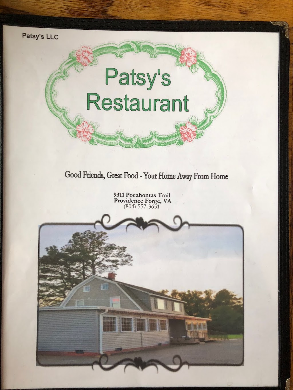 Patsys | 9311 Pocahontas Trail, Providence Forge, VA 23140 | Phone: (804) 557-3651