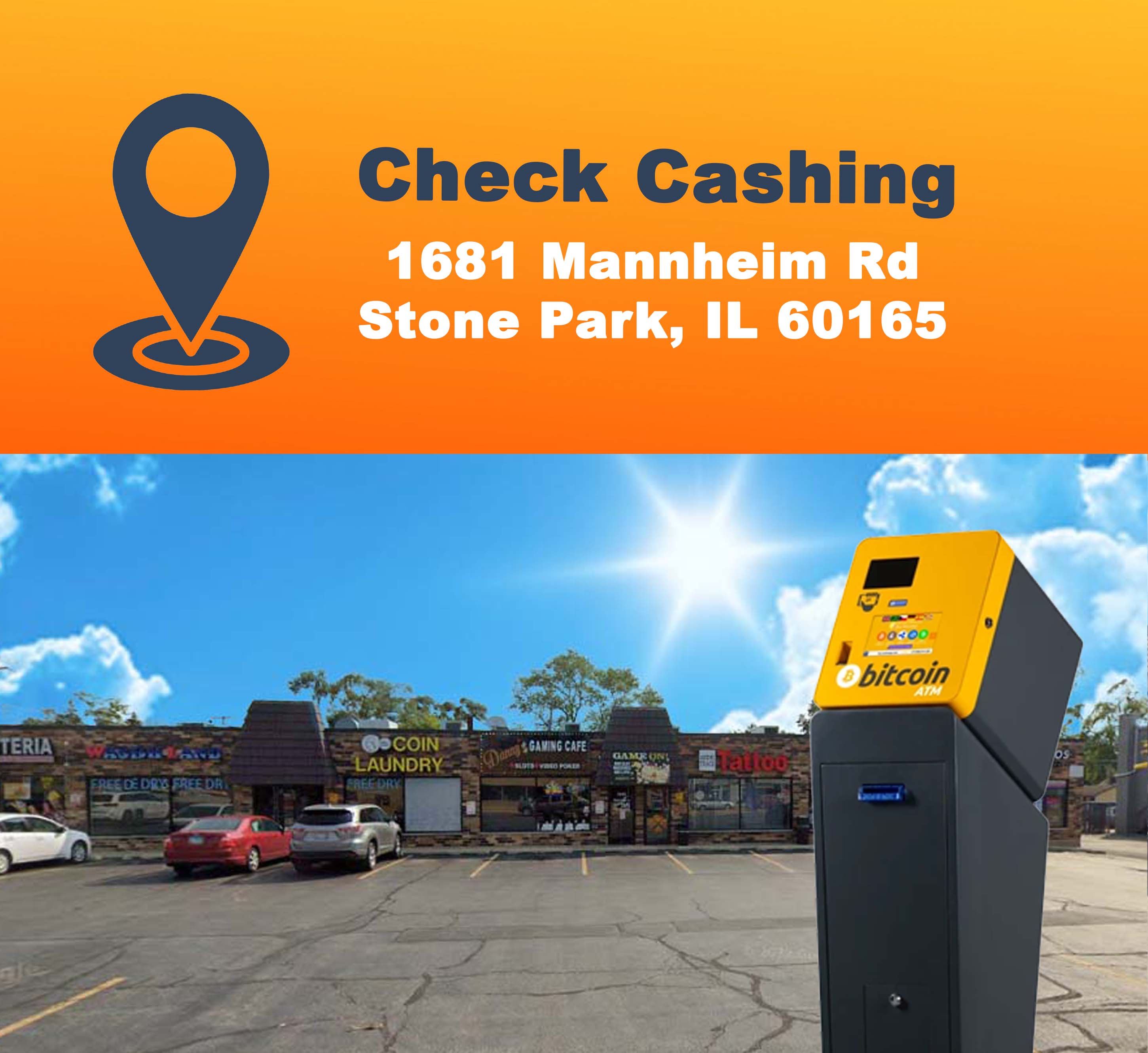 Bitcoin ATM Stone Park - Coinhub | 1681 Mannheim Rd, Stone Park, IL 60165, United States | Phone: (702) 900-2037