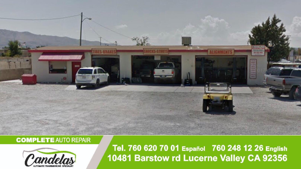 Candelas Transmissions and Complete Auto Repair | 10481 Barstow Rd, Lucerne Valley, CA 92356, USA | Phone: (760) 248-1226