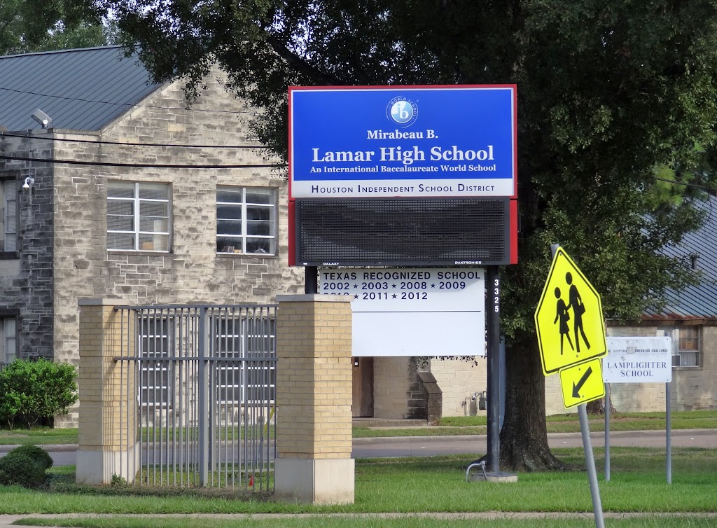 Lamar High School | 3325 Westheimer Rd, Houston, TX 77098, USA | Phone: (713) 522-5960