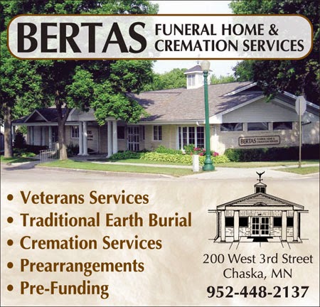 Bertas Funeral Home | 200 W 3rd St, Chaska, MN 55318, USA | Phone: (952) 448-2137