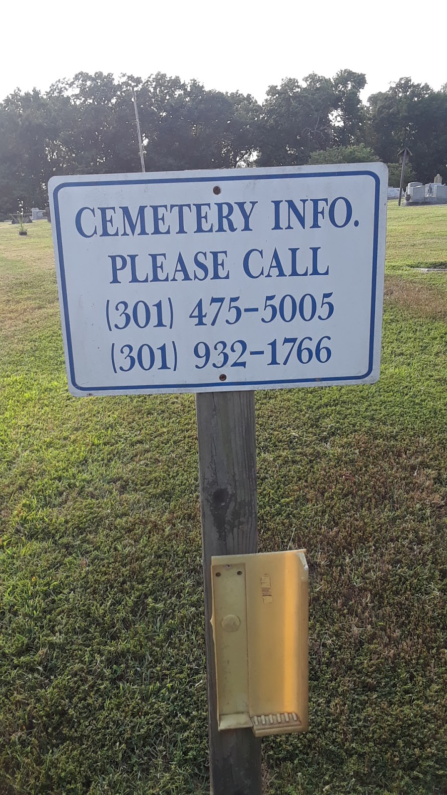 St Charles Catholic Cemetery | 4970 Strauss Ave, Indian Head, MD 20640, USA | Phone: (301) 475-5005