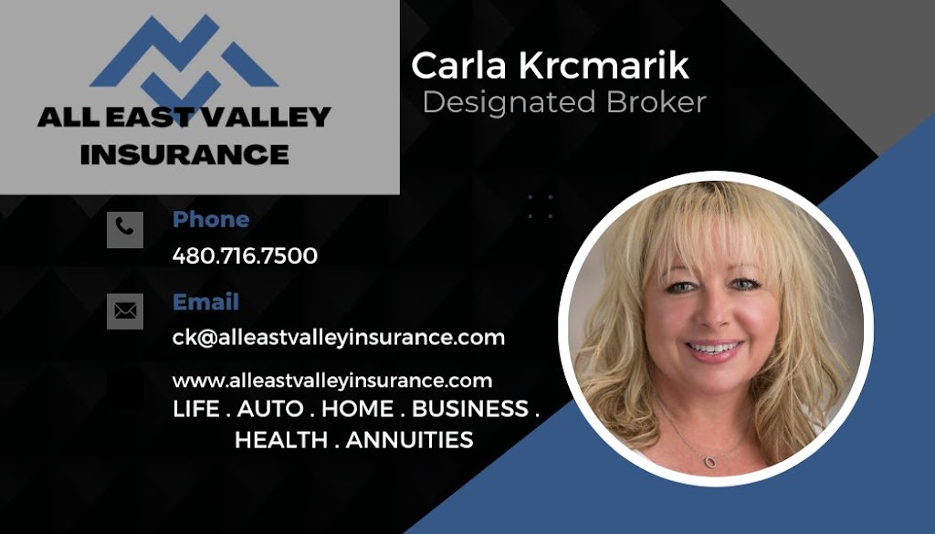 All East Valley Insurance | 10513 E Abilene Ave, Mesa, AZ 85208, USA | Phone: (480) 716-7500