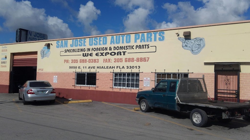 San Jose Used Auto Parts Inc | 5050 E 11th Ave, Hialeah, FL 33013, USA | Phone: (305) 688-0383