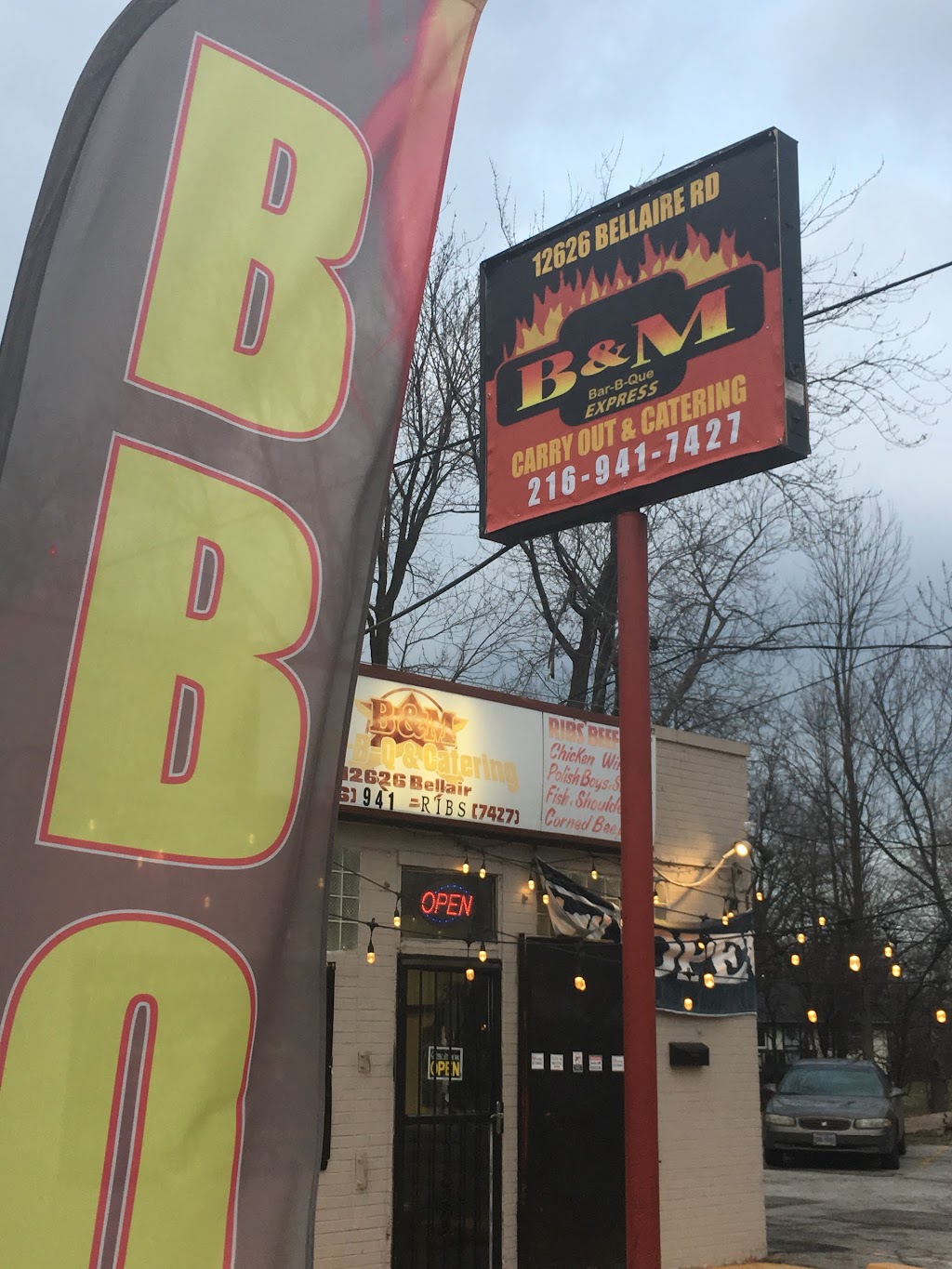 B & M Barbeque | 12626 Bellaire Rd, Cleveland, OH 44135, USA | Phone: (216) 941-7427
