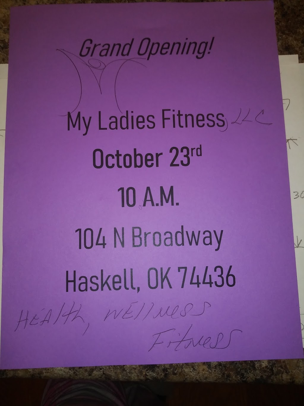 My Ladies Fitness, LLC | 104 N Broadway, Haskell, OK 74436, USA | Phone: (918) 759-8330