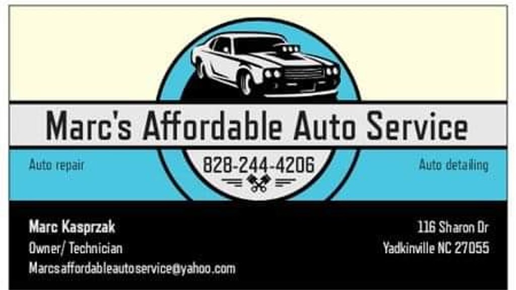 Marcs Affordable Auto Service | 108 Sharon Dr Ste 116, Yadkinville, NC 27055, USA | Phone: (828) 244-4206