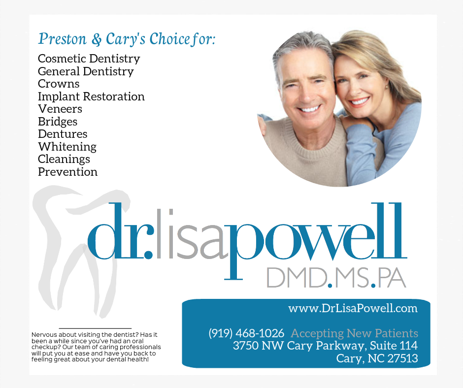 Lisa N. Powell, DMD, MS, PA | 3750 NW Cary Pkwy STE 114, Cary, NC 27513, USA | Phone: (919) 468-1026