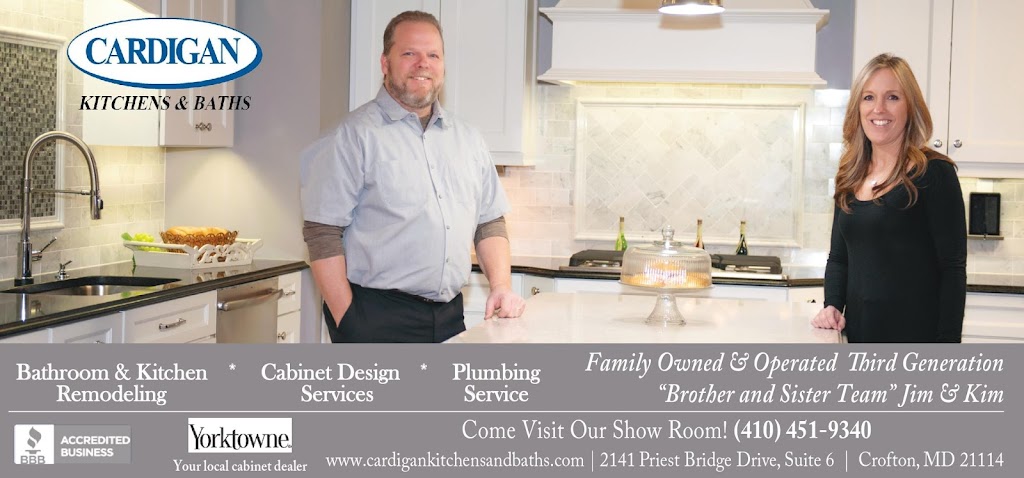 Kitchens & Baths by Cardigan | 2141 Priest Bridge Dr Suite 6, Crofton, MD 21114, USA | Phone: (410) 451-9340