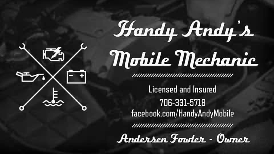 Handy Andys Mobile Mechanic | 22 Randy Way SE, Acworth, GA 30102 | Phone: (706) 331-5718