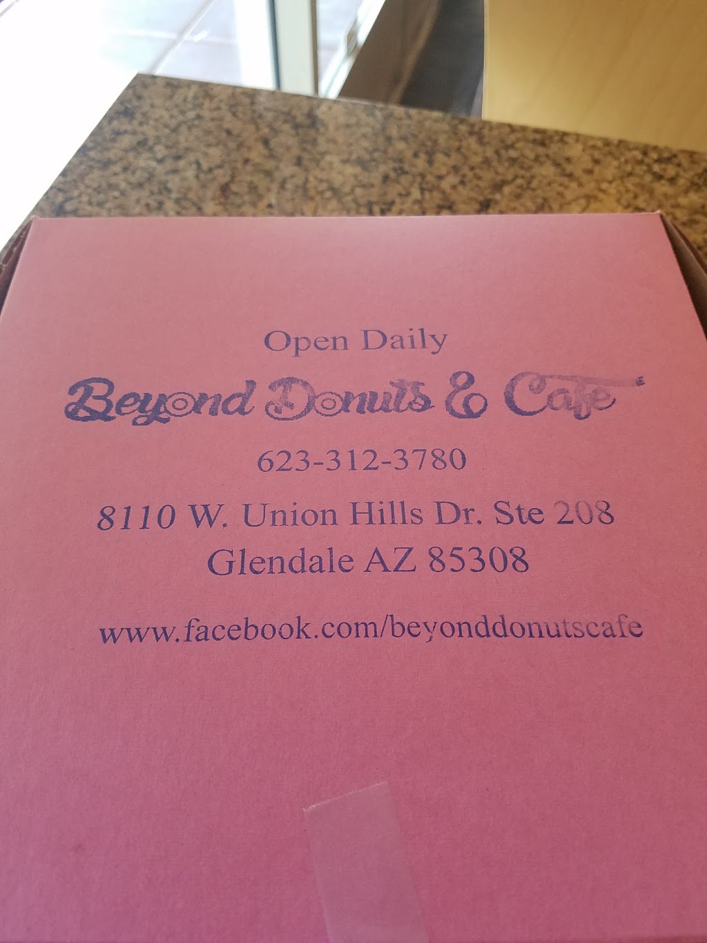 Beyond Donuts And Cafe | 8110 W Union Hills Dr #208, Glendale, AZ 85308, USA | Phone: (623) 312-3780