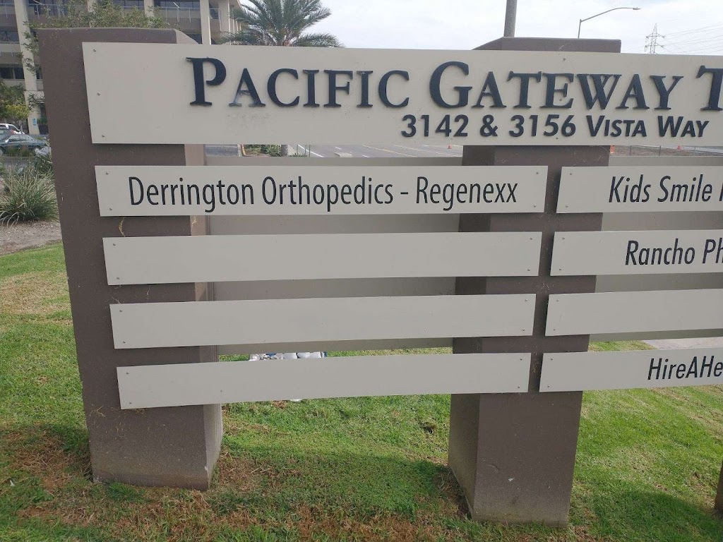 Derrington Orthopedics Interventional Sports and Spine | 3142 Vista Way #206, Oceanside, CA 92056, USA | Phone: (760) 721-4000