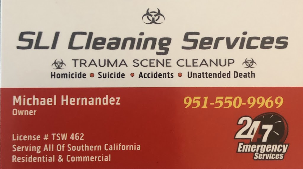 SLI Cleaning Services Trauma & Crime Scene Cleanup | 27311 Rosemont Way, Hemet, CA 92544, USA | Phone: (951) 550-9969