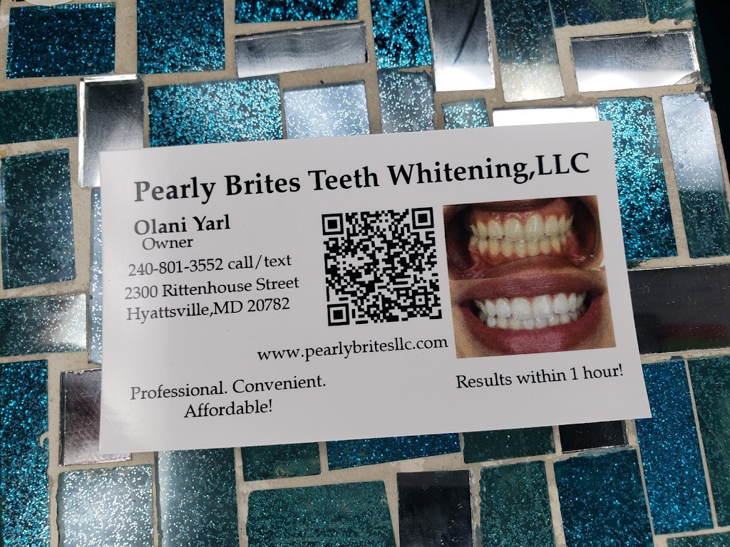 Pearly Brites Teeth Whitening, LLC | 2300 Rittenhouse St, Hyattsville, MD 20782, USA | Phone: (240) 801-3552