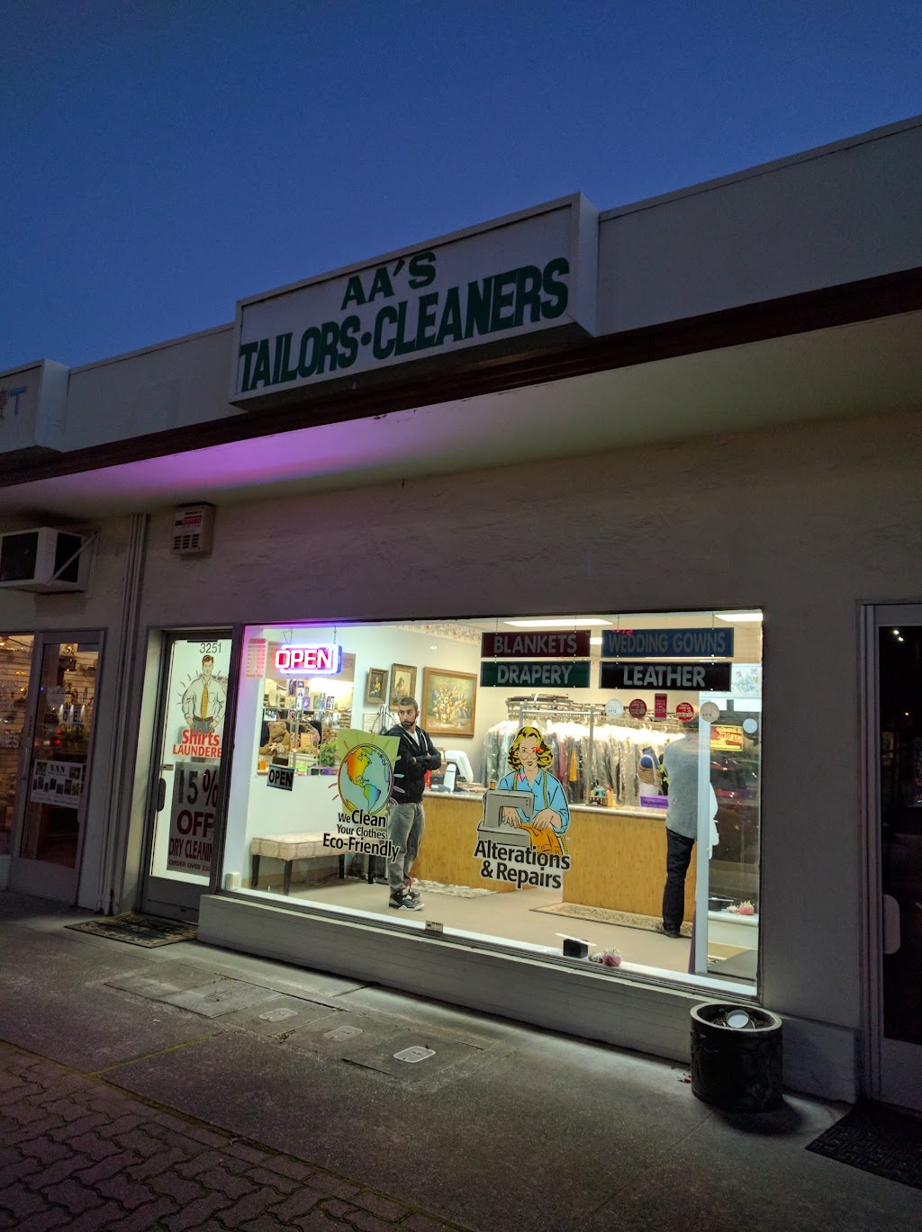 AAs Tailors & Cleaners | 3251 Castro Valley Blvd, Castro Valley, CA 94546, USA | Phone: (510) 582-1220