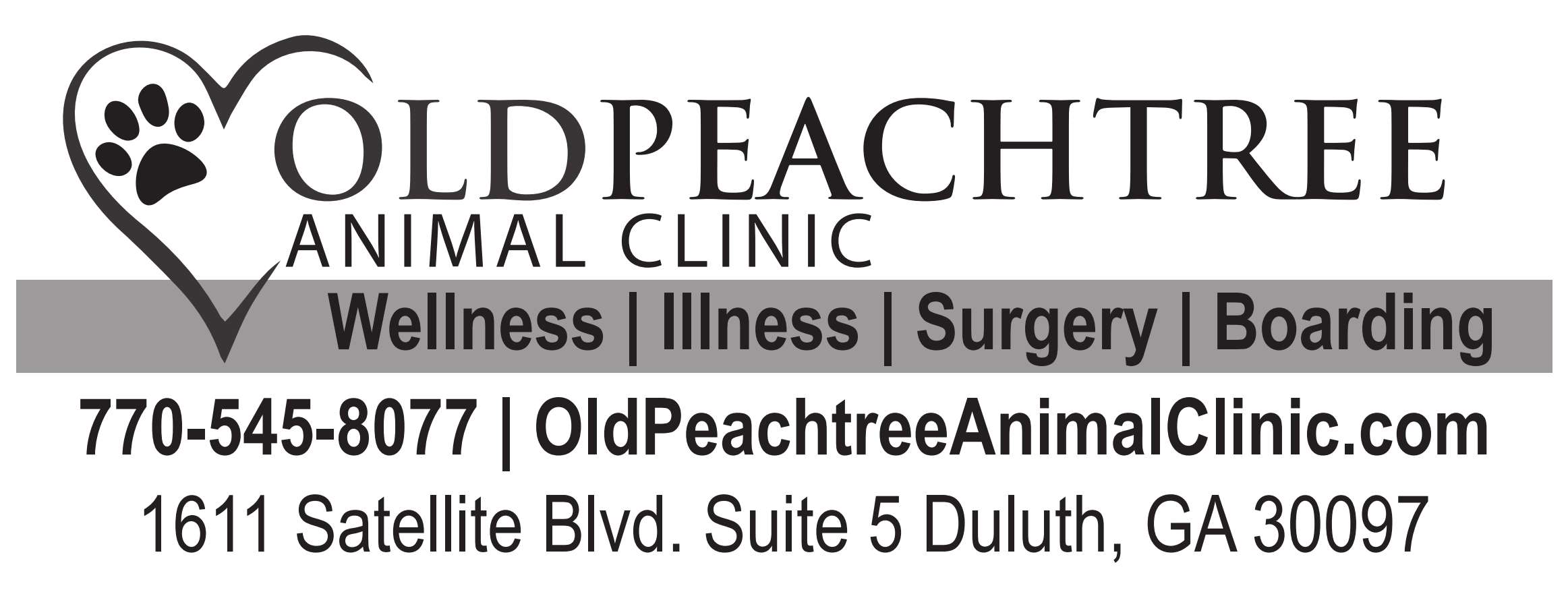 Old Peachtree Animal Clinic | 1611 Satellite Blvd Suite 5, Duluth, GA 30097, United States | Phone: (770) 545-8077