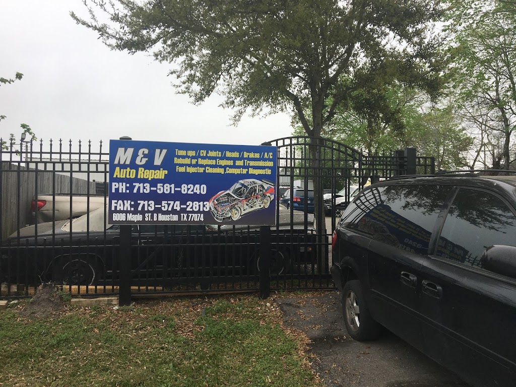 M&V Auto repair | 6006 Maple St, Houston, TX 77074, USA | Phone: (713) 581-8240