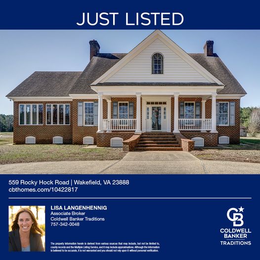 Coldwell Banker Traditions, LLC. | 4071 Ironbound Rd, Williamsburg, VA 23188, USA | Phone: (757) 229-9595