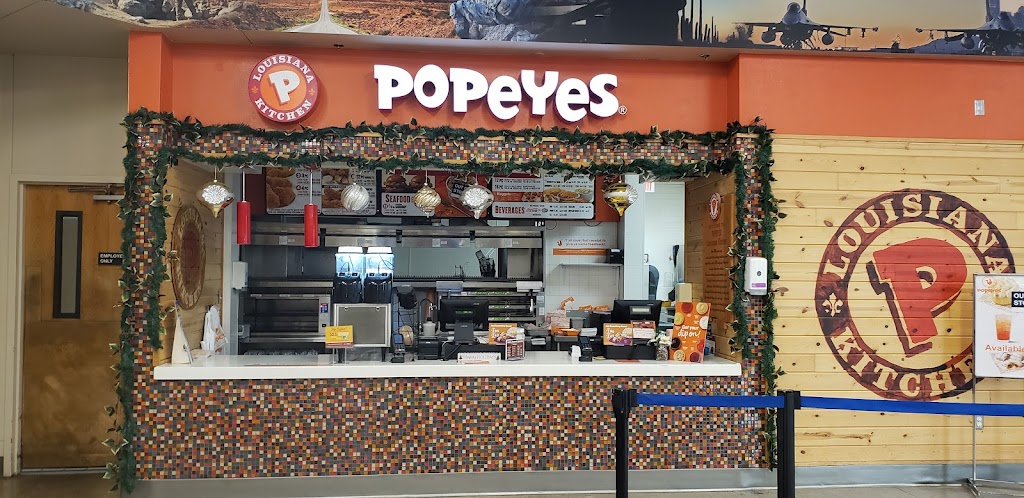 Popeyes Louisiana Kitchen | military Post Access Required, 7071 N 138th Ave Building #1540, Glendale, AZ 85307, USA | Phone: (623) 935-4029