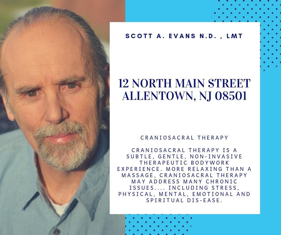 Scott A. Evans - ND, LMT | 12 N Main St, Allentown, NJ 08501, USA | Phone: (609) 451-0054