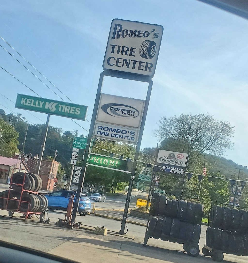 Romeos Tire Center | 123 3rd St, Leechburg, PA 15656, USA | Phone: (724) 845-2264