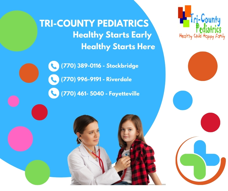 Tri-County Pediatrics | 1240 Hwy 54 W Suite 100, Fayetteville, GA 30214 | Phone: (770) 461-5040