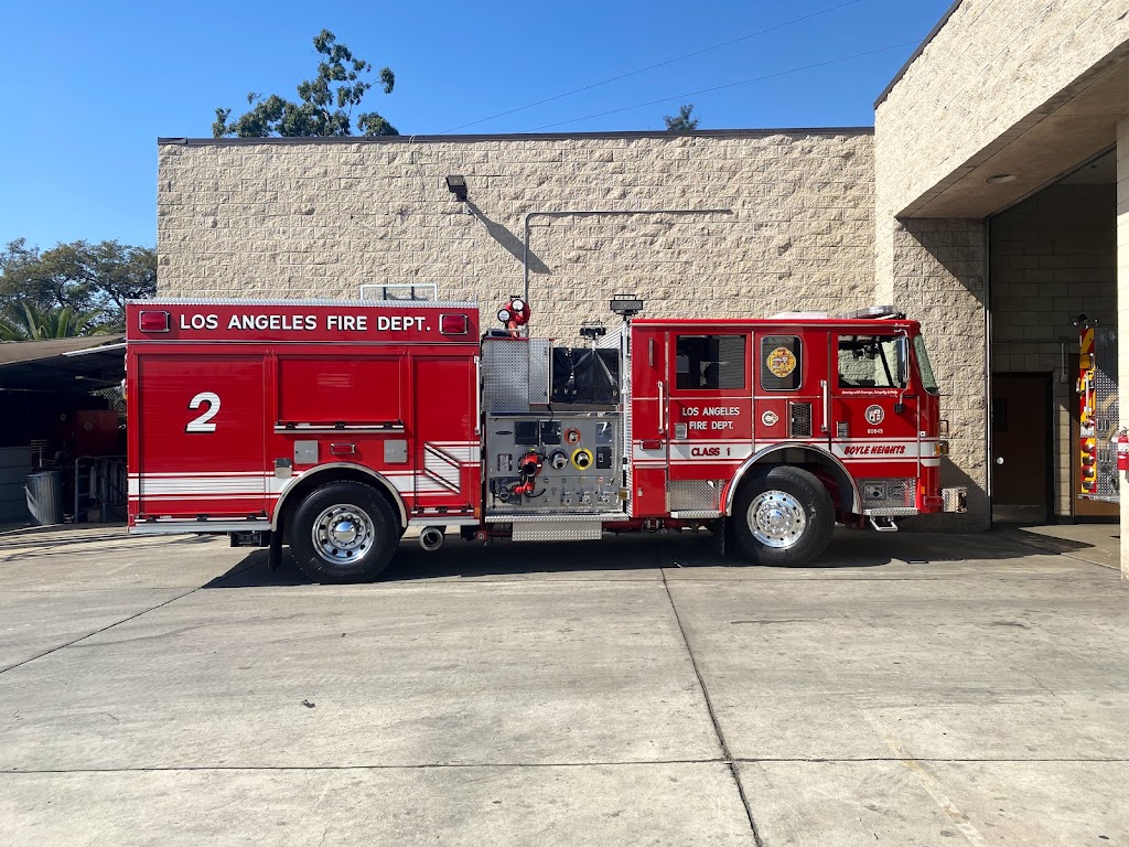 Los Angeles City Fire Dept. Station 2 | 1962 East Cesar E Chavez Avenue, Los Angeles, CA 90033, USA | Phone: (213) 485-6202