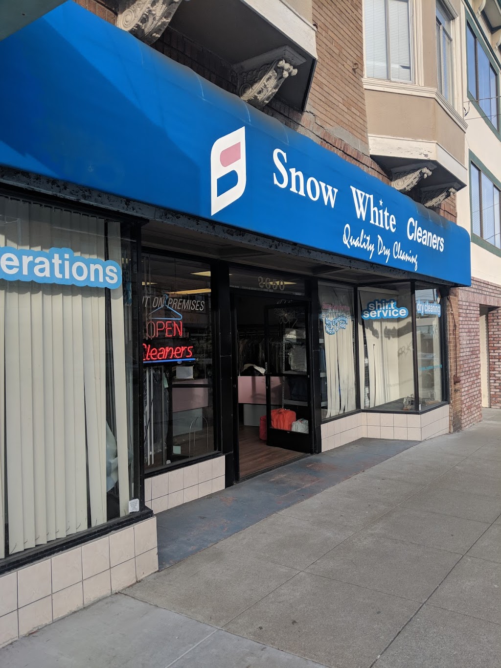 Snow White Cleaners | 2650 Clement St, San Francisco, CA 94121, USA | Phone: (415) 751-6539