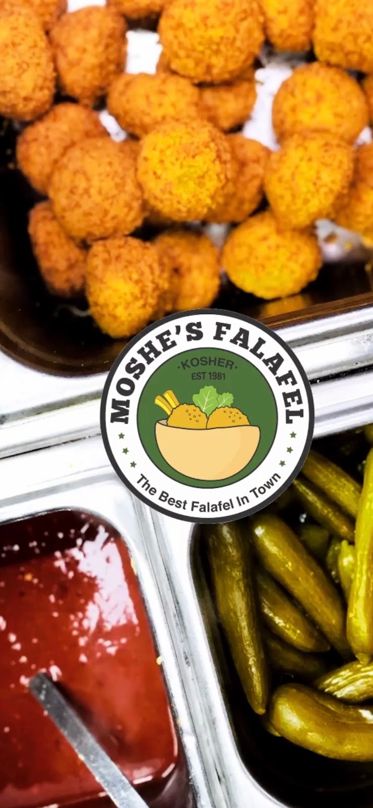 Moshe’s Falafel | 94W West 46th Street, 1411 Broadway 2nd store, New York, NY 10036, USA | Phone: (917) 451-6933