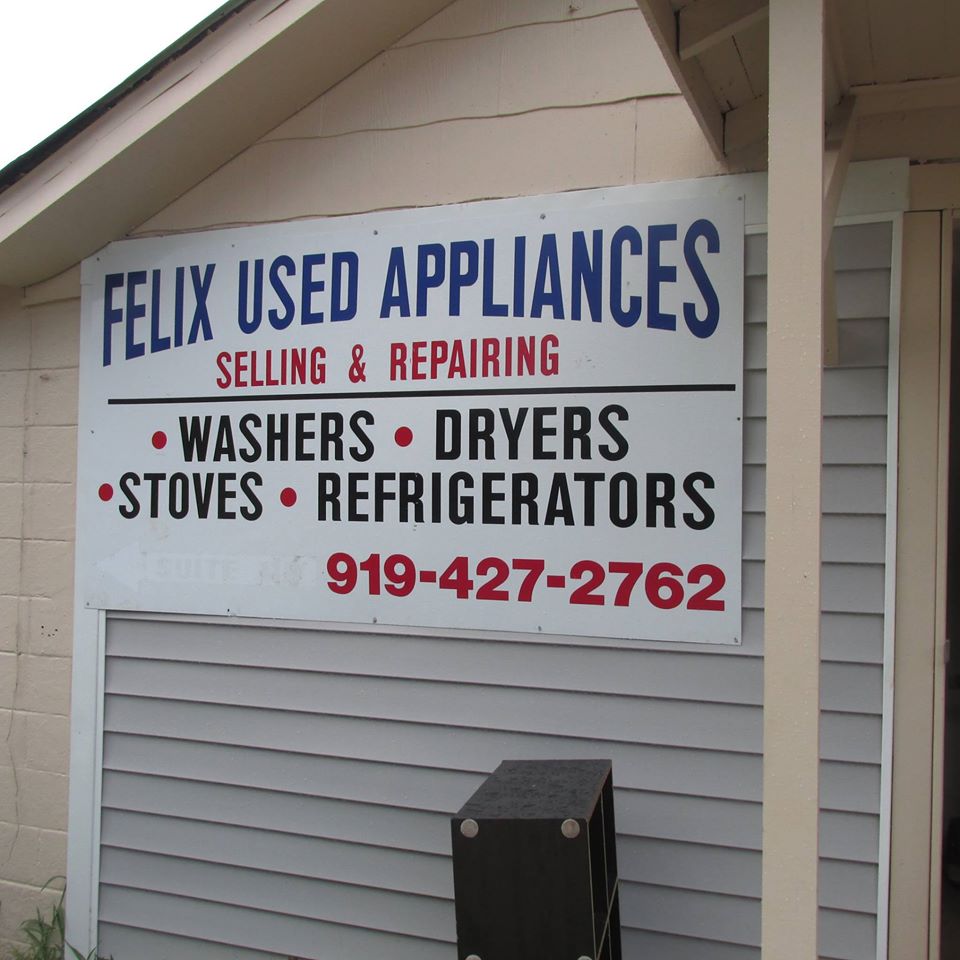 Felix Used Appliances | 2033 W Garner Rd STE. A, Garner, NC 27529, USA | Phone: (919) 427-2762