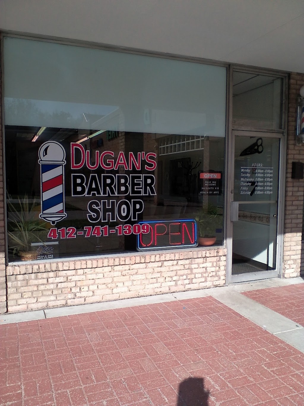 Dugans Barber Shop | Quaker Village Shopping Ctr, Leetsdale, PA 15056, USA | Phone: (412) 741-1309