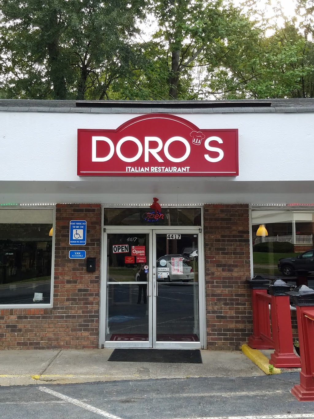Doros Italian Restaurant | 3979 S Main St Ste. 250, Acworth, GA 30101, USA | Phone: (678) 903-2607