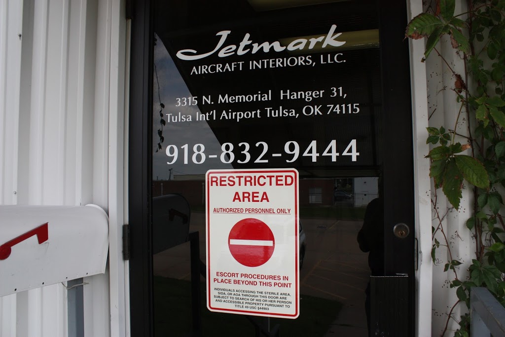 Jetmark Aircraft Interiors | 3315 N Memorial Dr, Tulsa, OK 74115, USA | Phone: (918) 832-9444