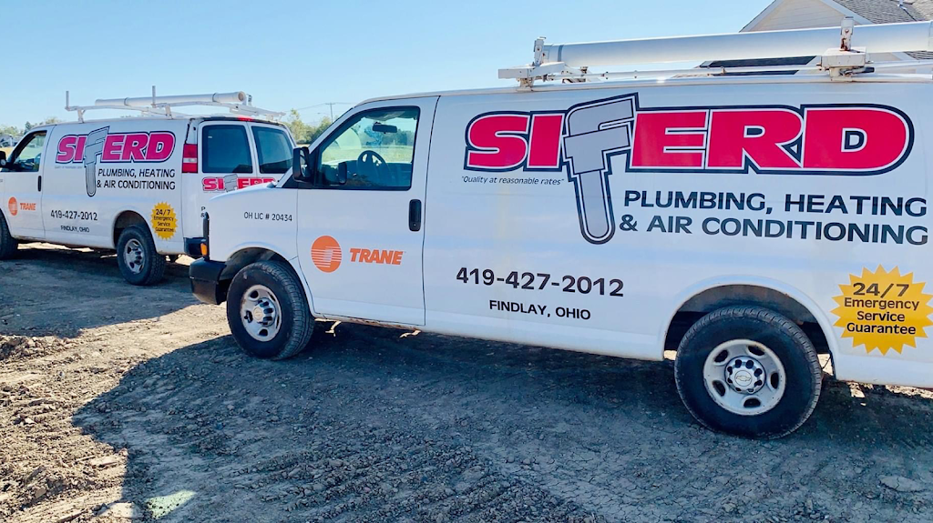 Siferd Plumbing Heating & A/C LLC | 10603 County Rd 99, Findlay, OH 45840, USA | Phone: (419) 427-2012