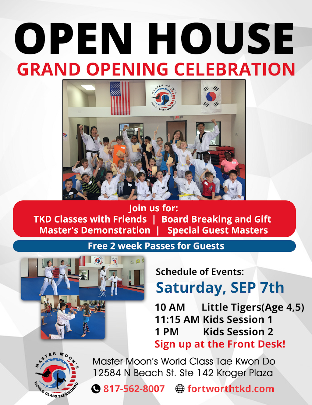 Master Moon’s World Class Taekwondo | United States, Texas, Keller, N Beach St, STE 142 | Phone: (817) 562-8007