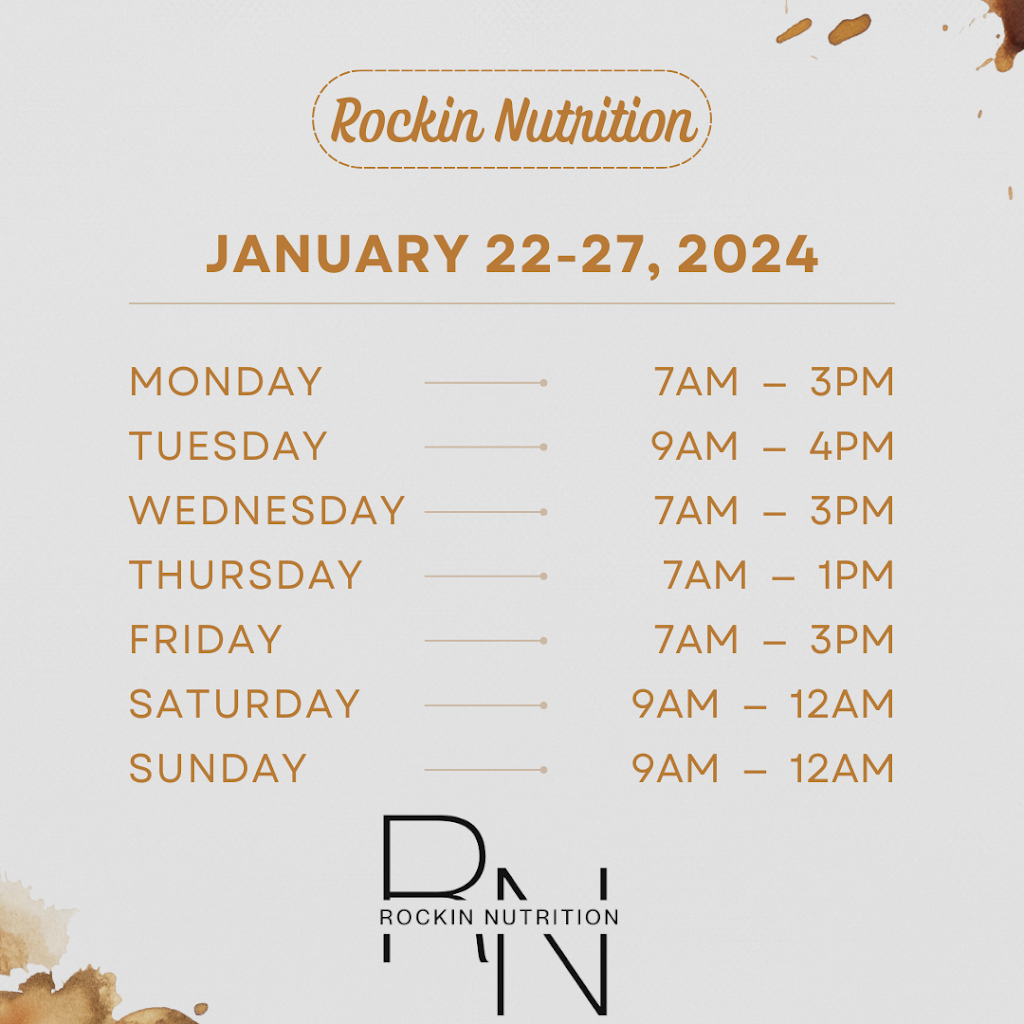 Rockin Nutrition | 4408 Nathan Ln N, Plymouth, MN 55442, USA | Phone: (763) 401-8853