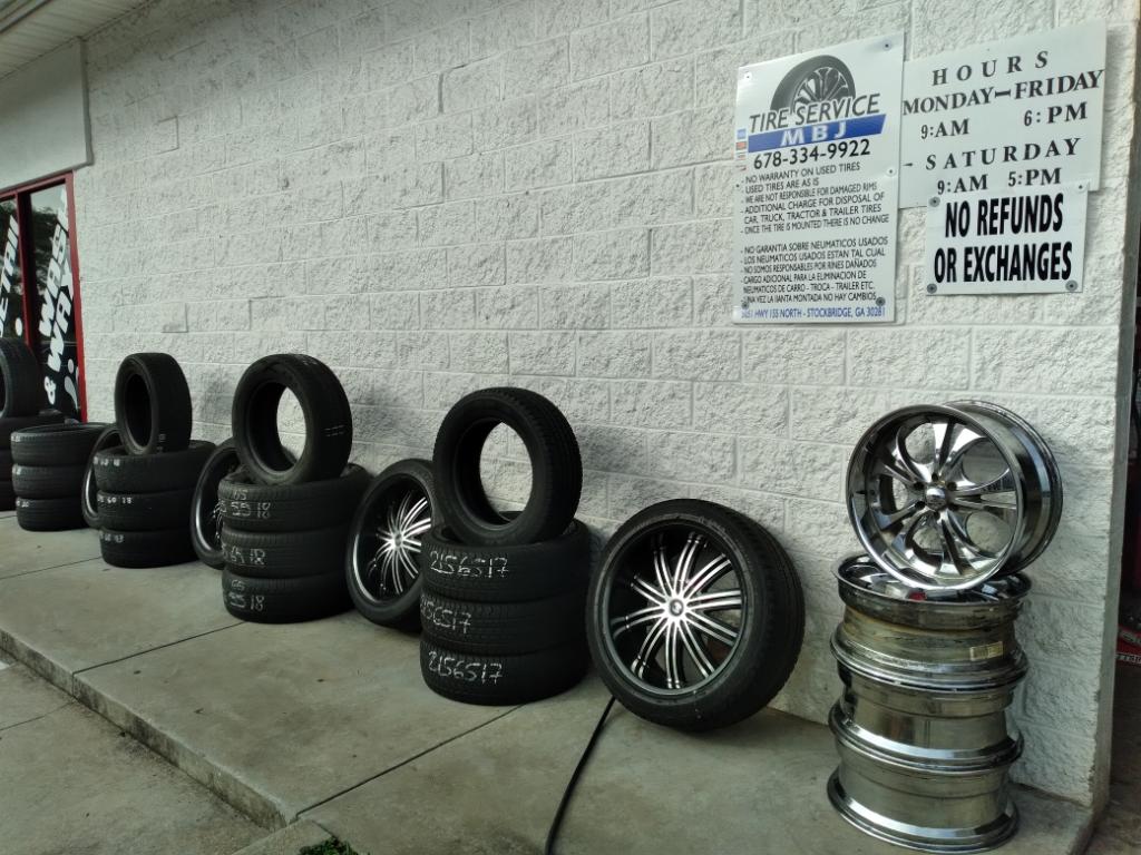 MBJ Tire Service LLC | 1180 Hwy 138 SE, Conyers, GA 30094, USA | Phone: (678) 334-9922