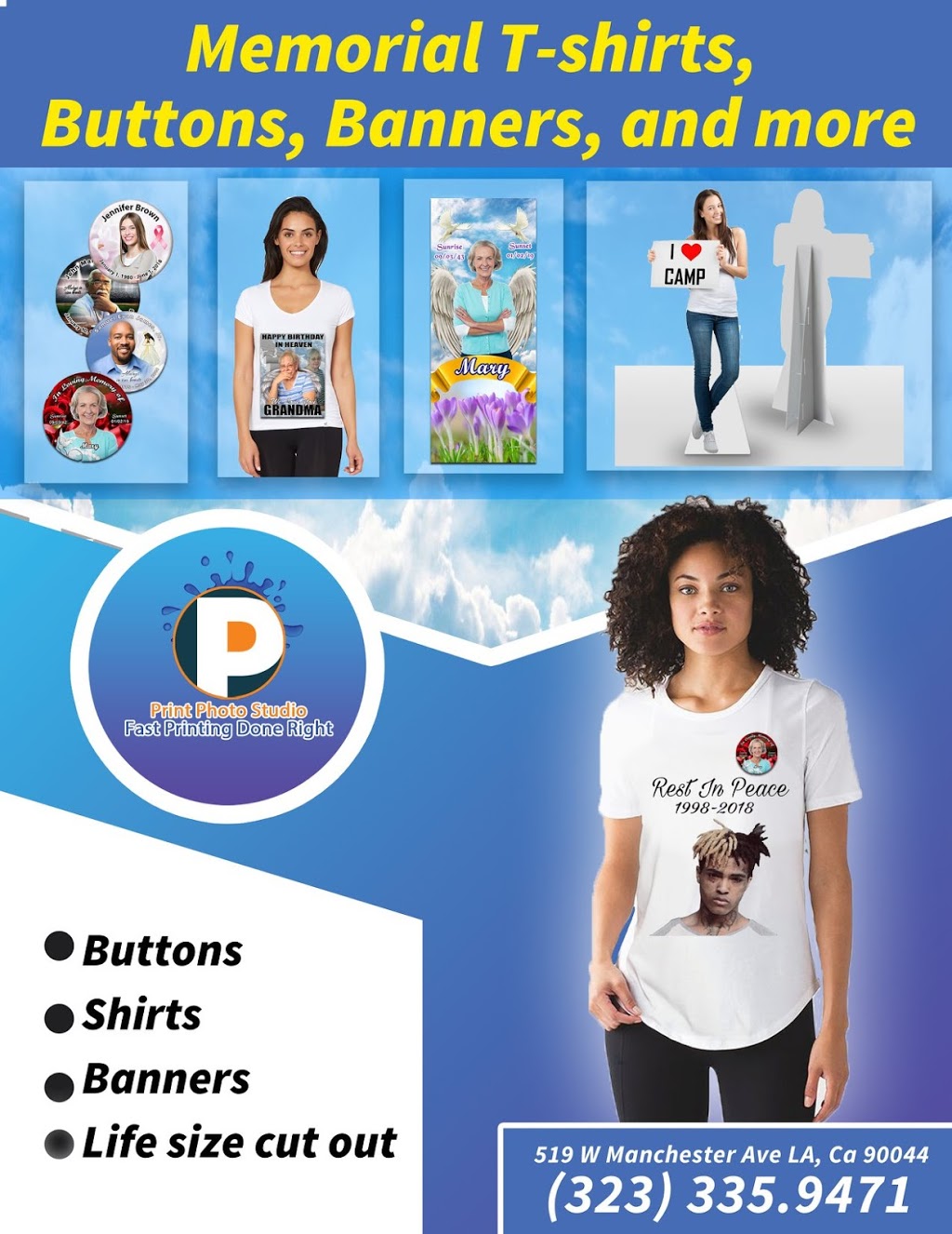 print photo studio | 519 W Manchester Ave, Los Angeles, CA 90044 | Phone: (323) 335-9471