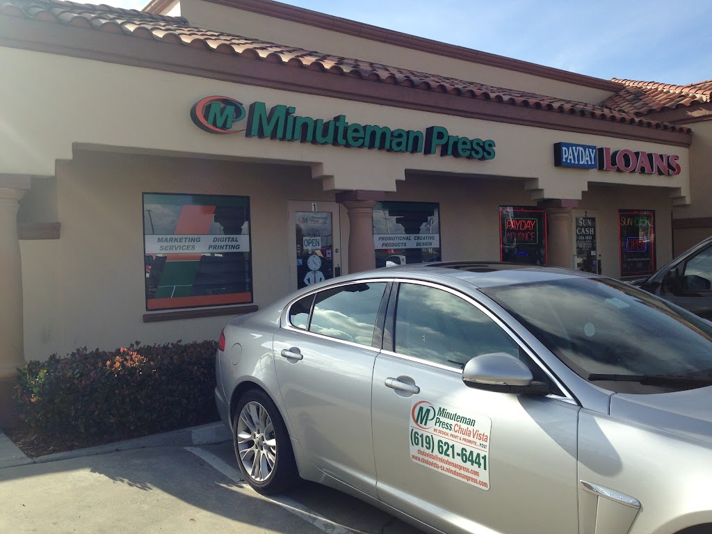Minuteman Press Chula Vista | 925 Hale Pl B-11, Chula Vista, CA 91914, USA | Phone: (619) 500-5550