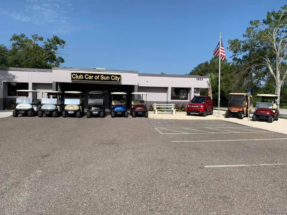 Club Car Of Sun City (Formerly Rays Golf Carts) | 1651 Sun City Center Plaza, Sun City Center, FL 33573, USA | Phone: (813) 634-6646