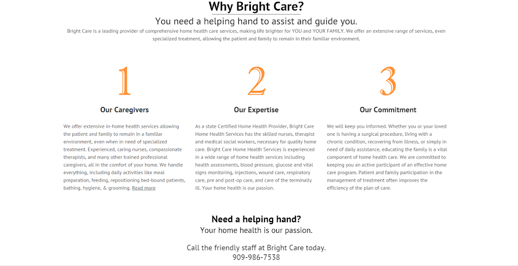 Bright Star Care | 1131 W 6th St #232, Ontario, CA 91762, USA | Phone: (909) 986-7538