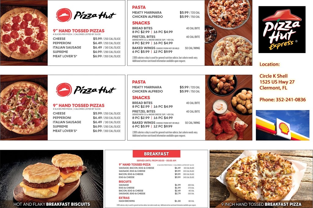 Pizza Hut / Krispy Krunchy Chicken / Hersheys Ice Cream | 1525 US-27, Clermont, FL 34714, USA | Phone: (352) 241-0836