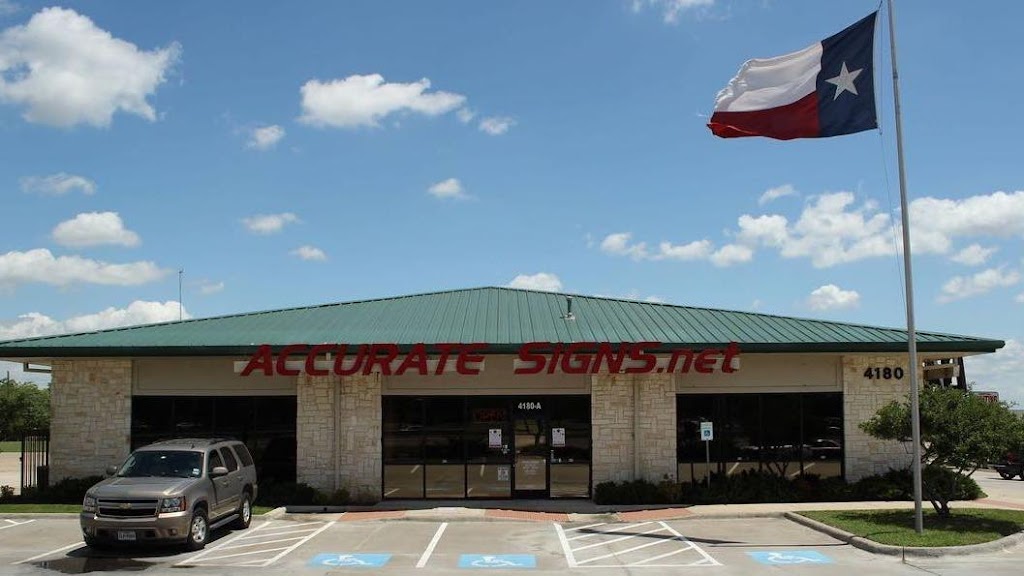 Accurate Signs | 4180 I-30 Suite A, Mesquite, TX 75150 | Phone: (972) 686-1155