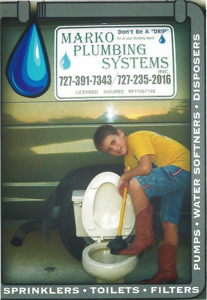 Marko Plumbing Systems Inc | 11428 88th Terrace No, Seminole, FL 33772, USA | Phone: (727) 235-2016