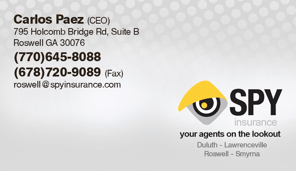 Spy Insurance - Suwanee | 2005 Lawrenceville-Suwanee Rd, Suwanee, GA 30024, USA | Phone: (470) 282-1578