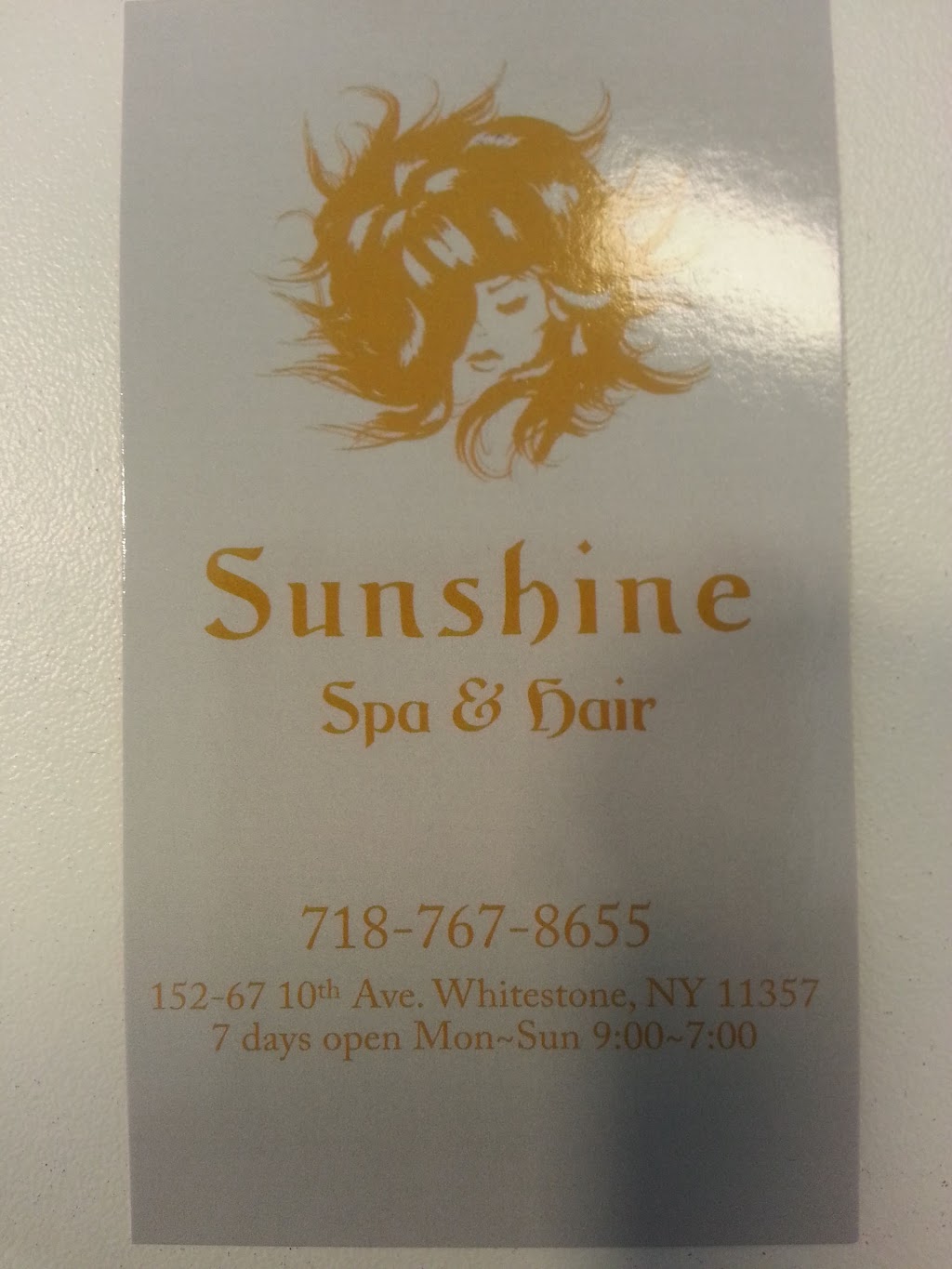 Sunshine Spa & Hair | 152-67 10th Ave, Whitestone, NY 11357, USA | Phone: (718) 767-8655